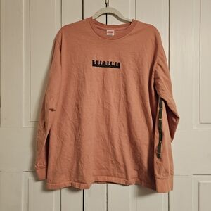Supreme Long Sleeve Tee - Terracotta